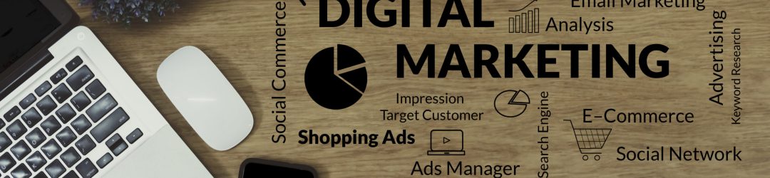 Online digital marketing strategy and business analysis plan.Business Concept top view